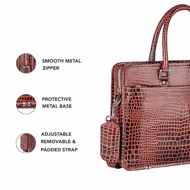 Multiple Compartments Fashionable Laptop Messenger & Shoulder office Bag - Image 5