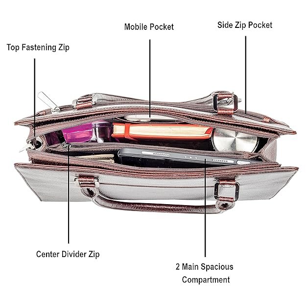 Leather Shoulder Bag for Women - Image 4