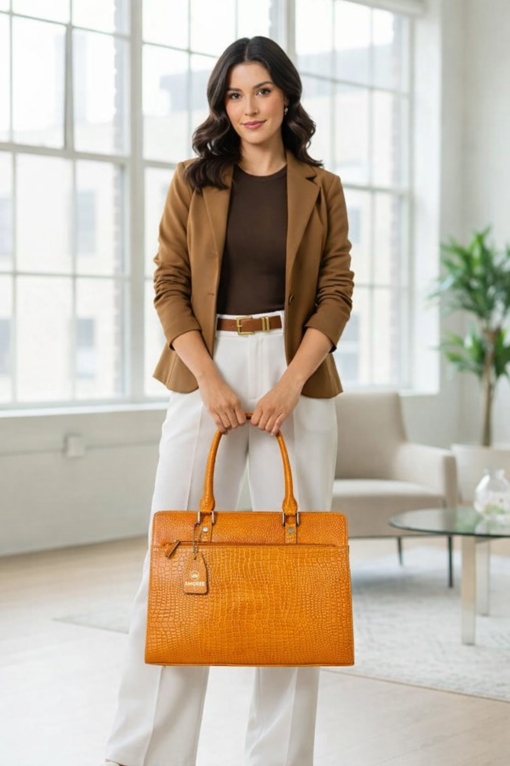 Modern elegance with a stylish handbag